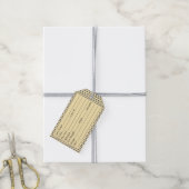 BLACK CREAM STRICK 3.5"x2" Garnmarken Geschenkanhänger (Mit Garn)