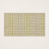 BLACK CREAM STRICK 3.5x2 Visitenkarte (Rückseite)