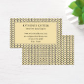 BLACK CREAM STRICK 3.5x2 Visitenkarte (Schreibtisch)