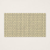 BLACK CREAM STRICK 3.5x2 Visitenkarte II (Rückseite)