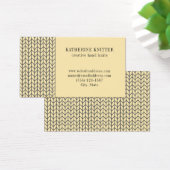 BLACK CREAM STRICK 3.5x2 Visitenkarte II (Schreibtisch)