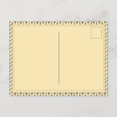 BLACK CREAM STRICK "Knitting Classes" Postkarte (Rückseite)