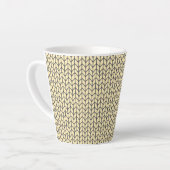 BLACK CREAM STRICK Latte Tasse (Linke Ecke)