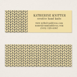 BLACK CREAM STRICK Mini Business Card II