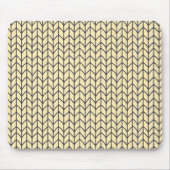 BLACK CREAM STRICK Mouse Pad Mousepad (Vorne)