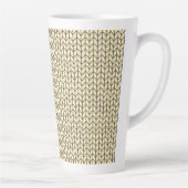 BLACK CREAM STRICK Tall Latte Tasse (Rechts)
