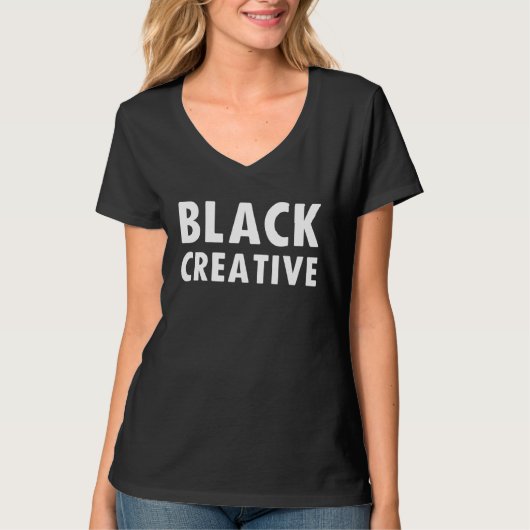 Black Creative T-Shirt (Vorderseite)