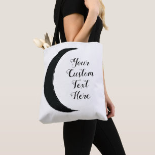 Black Crescent Magic Dark Moon Astrology Tasche