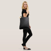 Black Crocodile Tote Bag Tasche (Am Model)