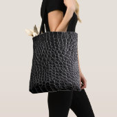 Black Crocodile Tote Bag Tasche (Von Nahem)