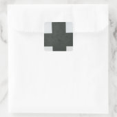 Black Cross, c.1923 Quadratischer Aufkleber (Tasche)
