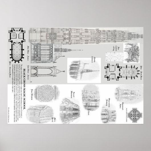 Black Cross Magic School Poster Nr.2 (Vorne)