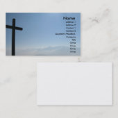 Black Cross-Visitenkarte Visitenkarte (Vorne/Hinten)