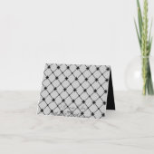 Black Crosses Custom Danke Karte (Rückseite)