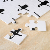 Black Crosses Hand Drawn Geometrical Puzzle (Seite)