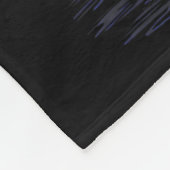 Black Crow Bird Fleecedecke (Ecke)