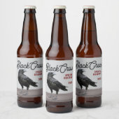Black Crow Brand Bottle Label Bierflaschenetikett (Flaschen)