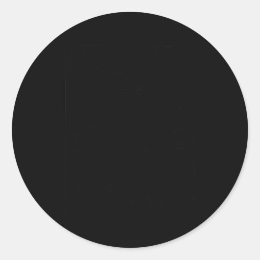 Black Crow, F-caw-f Funny Black Bird Runder Aufkleber (Vorderseite)