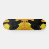 Black Crow Grunge Skateboard Deck (Horizontal)
