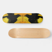 Black Crow Grunge Skateboard Deck (Horizontal)