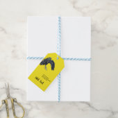 Black Crow & Haiku Geschenkanhänger (Mit Garn)