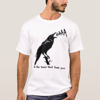 Black Crow Illustration - Design der Kunst im goti T-Shirt
