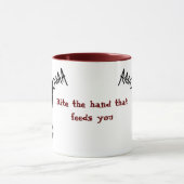 Black Crow Illustration - Design der Kunst im goti Tasse (Zentrum)