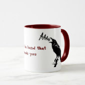 Black Crow Illustration - Design der Kunst im goti Tasse (VorderseiteRechts)