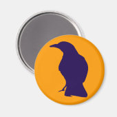 Black Crow Magnet (Vorderseite/Rückseite)