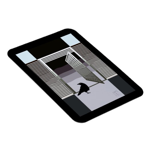 Black Crow Magnet (Rechte Seite)