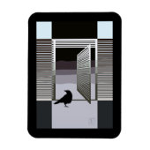 Black Crow Magnet (Vertikal)