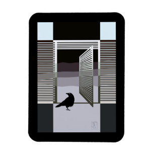 Black Crow Magnet