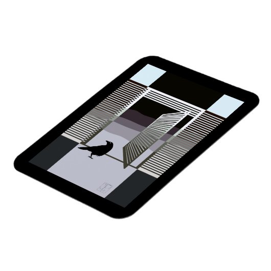 Black Crow Magnet (Linke Seite)