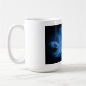 Black Crow mit Runen Dark Goth Style Kaffeetasse (Links)