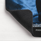 Black Crow mit Runen Dark Goth Style Mousepad (Ecke)