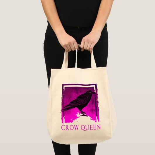 Black Crow Queen Bird - Geschenk-Idee Tragetasche (Vorderseite (Produkt))
