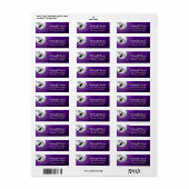 Black Crow Raven Silhouette auf Moon Edgy Gothic (Vorne)