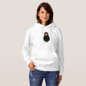 Black Crow Womens Hoodie (Vorne ganz)