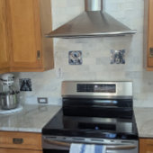 Black Crows Art Nouveau Birds Art Deco Bird Fliese