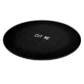 Black Cryptic Dunkle Moody Spooky Sinister CUT ME Schneidebrett (Ecke)