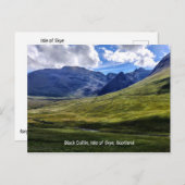 Black Cuillin, Insel Skye Schottland Postkarte (Vorne/Hinten)