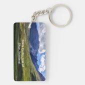 Black Cuillin Mountain auf der Insel Skye, Schottl Schlüsselanhänger (Rückseite)