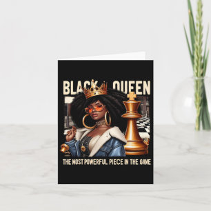 Black Culture Black Queen Schach Empowerment Black Karte