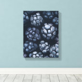 Black Currant Painting - Still-Life Illustration Leinwanddruck (Insitu (Holzboden))