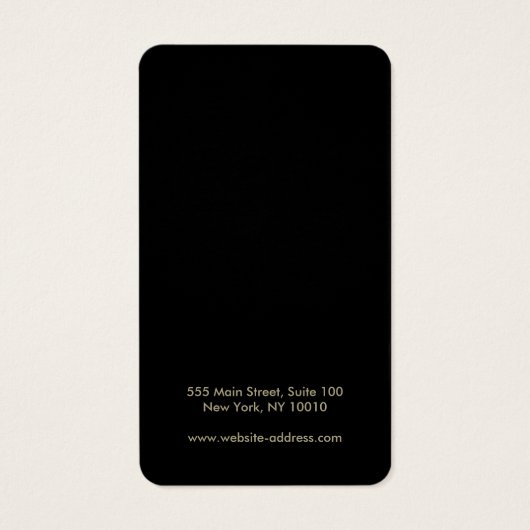 BLACK Custom Add Logo Earring (Rückseite)