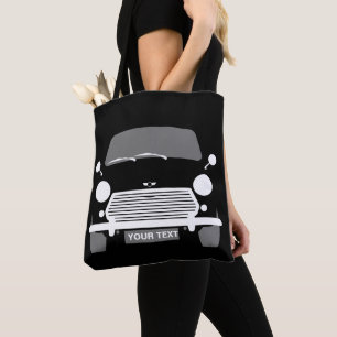 Black Custom Classic UK Mini Auto Tote Bag Tasche