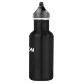 BLACK Custom Stainless Steel Water Bottle Blank Edelstahlflasche (Rechts)