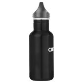 BLACK Custom Stainless Steel Water Bottle Blank Edelstahlflasche (Links)