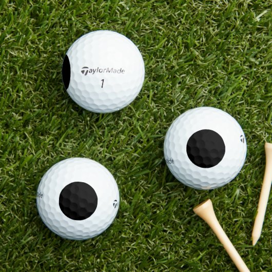 Black Custom Taylor Made TP5 Golf Balls Golfball (Insitu Gras)