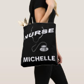 BLACK Customizable Name Nurse Tasche (Von Nahem)
